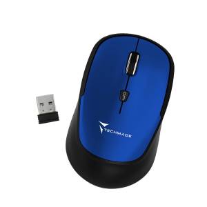 Techmade Mouse Wireless TM-XJ35 Blue-0