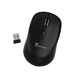 Techmade Mouse Wireless TM-XJ35 Black-0