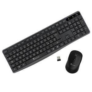 Techmade Kit Tastiera + Mouse Wireless TM-KM001 Black-0