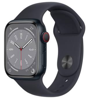 Apple Watch Serie8 Cell 41mm Midnight AC/Midnight SB MNHV3TY/A-0