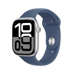 Apple Watch Serie10 46mm AC/Silver SB/Denim M/L MWWM3QL/A-0