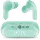 Cellularline MS Auricolari Slide 3EQ Modes LCD TWS BT Verde-0