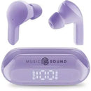 Cellularline MS Auricolari Slide 3EQ Modes LCD TWS BT Viola-0