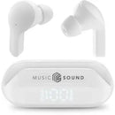 Cellularline MS Auricolari Slide 3EQ Modes LCD TWS BT Bianco-0