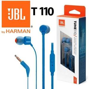 JBL Auricolari Wired Filo Tune 110 T110 Jack 3.5mm Blue-0