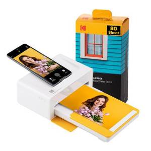 Kodak Dock Plus Pd460 Stampante Fotografica BT +80 Fogli Yellow-0