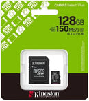 Kingston Micro SD 128GB Cl10 Canvas S.Plus SDCS3/128GB +Ad.SD-0