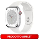 Apple Watch Serie8 Cell Seconda Mano 45mm Silver AC/White MP4J3TY/A-0