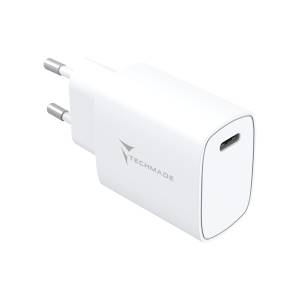 Techmade 20W Caricatore Universale USB-C FC White-0