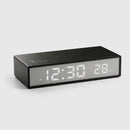 Techmade Clock Sveglia con Ricarica Wireless Smartphone 15W Nera-0
