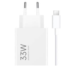 Xiaomi 33W Wall Charging Combo USB-A + Cavo USB-C White-0
