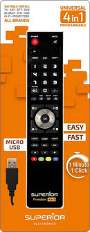Superior Telecomando Universale Freedom Micro-USB 4 in 1-0