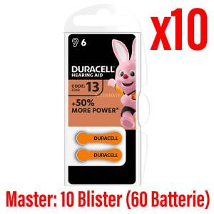 Duracell Batterie AcusticheMedical ActiveAir DA13 10Cnf/6pz-0