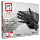 RMove Guanti Nitrile Nero Lavoro SP FG 8.0g 1Cnf/50pz Tg L-0