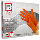 RMove Guanti Nitrile Arancione Lavoro SP FG 8.0g 1Cnf/50pz Tg M-0