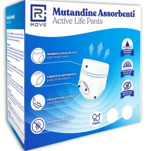 RMove Mutandine Assorbenti ActiveLife Adulto Tg.XXL 1Cnf/8pz-0