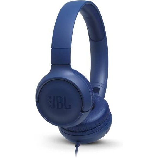 JBL Cuffie Wired Filo Tune 500 T500 +Mic Blue-0