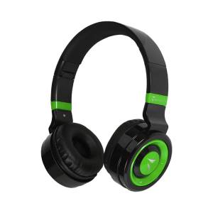 Techmade Cuffie Wireless BT+ Microfono Green-0