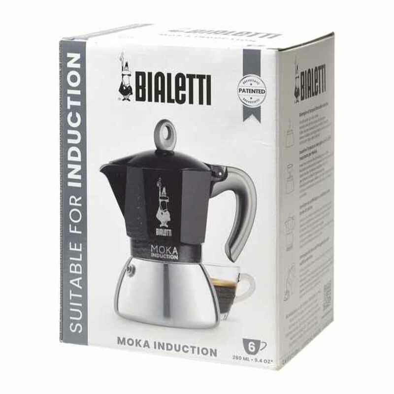 Caffettiera Italiana Beurer BIALETTI NEW MOKA 6 Tazze Nero Metallo Alluminio-1