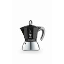 Caffettiera Italiana Bialetti Moka Nero Acciaio inossidabile Alluminio 200 ml 4 Tazze-0