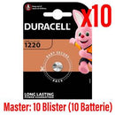 Duracell Batterie Bottone DL/CR1220 10Cnf/1pz-0