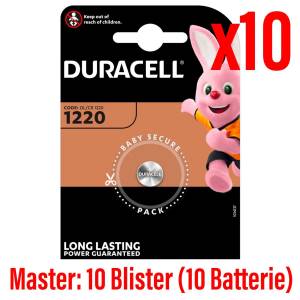Duracell Batterie Bottone DL/CR1220 10Cnf/1pz-0