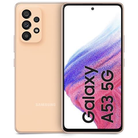 SAMSUNG Galaxy A53 5G 128GB 6 GB RAM Dual Sim Display 6.5"pollici Pesca (Ricondizionato Grado B) - bigeshop