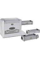 Impastatrice, Macchina per la Pasta Elettrica, Robot da Cucina, per Pizza, Pasta Fresca, Pane, Dolci, Biscotti, Compatibile con Accessori Extra, Made in Italy. Modello: Pasta Mixer Marcato