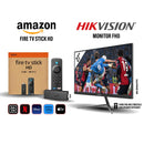 Hikvision Monitor 27" FHD 100hZ Multimediale + Amazon Fire Stick HD Hikvision