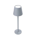 Muitomas Lampada da Tavolo a Led Grigio-0
