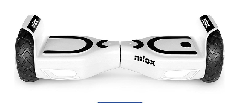 Nilox doc 2 + Hoverboard  plus bianco con bluetooth ed audio speakers integrati - bianco/nero