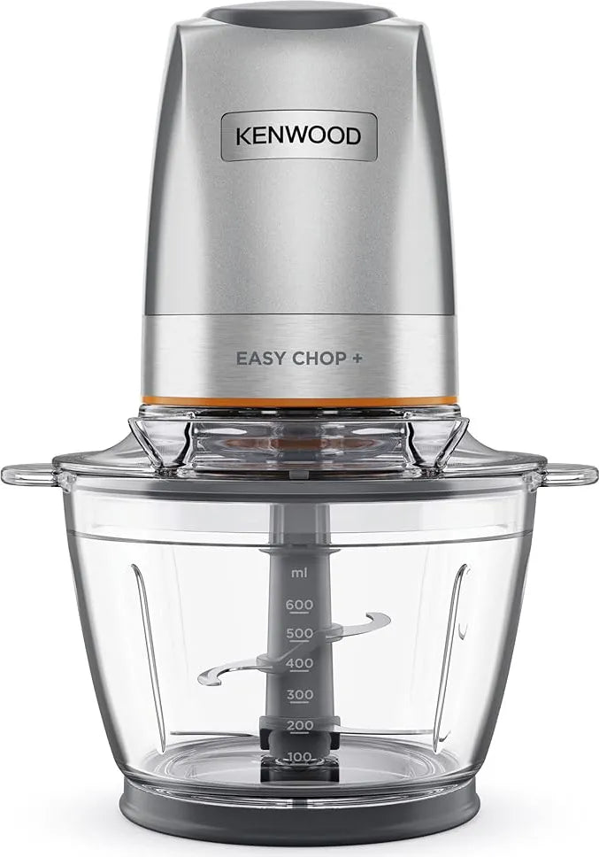 KENWOOD Tritatutto Elettrico Capacità 0.6 Litri Potenza 500 Watt Lame in Acciaio Inox - CHP62.400SI