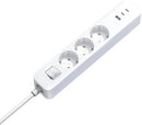 Xiaomi Multipresa PowerStrip 3 Schuko + 3 USB 16A/250V 1.4M White-0