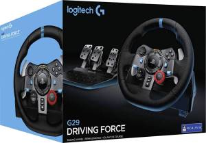 Logitech Volante + Pedaliera Driving Force G29 PS4/PS3/PC-0