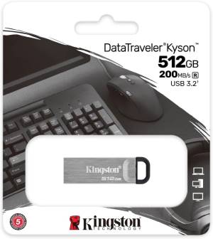 Kingston Pendrive USB-A 3.2512GB DTKN/512GB Kyson Argento-0