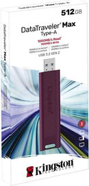 Kingston Pendrive Max USB-A3.2 Gen2 512GB DTMAXA/512GB Merlot-0