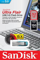 SanDisk Pendrive 64GB USB-A3.0 UltraFlair Blue-0