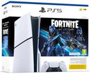 PS5 Console 1TB Standard Slim White Cobalt Star Fortnite Bundle ITA-0