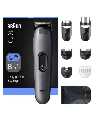 Braun Regolabarba e Capelli AIO3540 8 in 1-0
