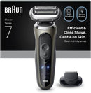 Braun Rasoio Elettrico Serie 7 Wet&Dry 3 Lame 72-C1200S Gold-0