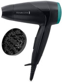 Remington Asciugacapelli D1500 Da Viaggio Pieghevole 2000w Nero Remington