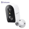 Telecamera Galayou di sicurezza Wireless per esterni/casa, telecamera di sicurezza WiFi alimentata a batteria 2K 3MP IP, audio bidirezionale, impermeabile ieGeek