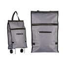 Carrello Pieghevole Con ruote 32 x 15 x 63 cm Grigio (6 Unità)-2