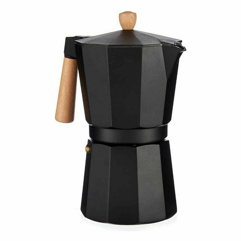 Cafettiera Italiana Legno Alluminio 650 ml (12 Unità)-1