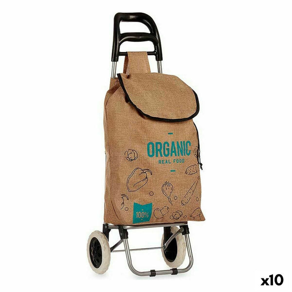 Carrello Organic Marrone 3,3 L 36 x 95 x 35 cm (10 Unità)-0