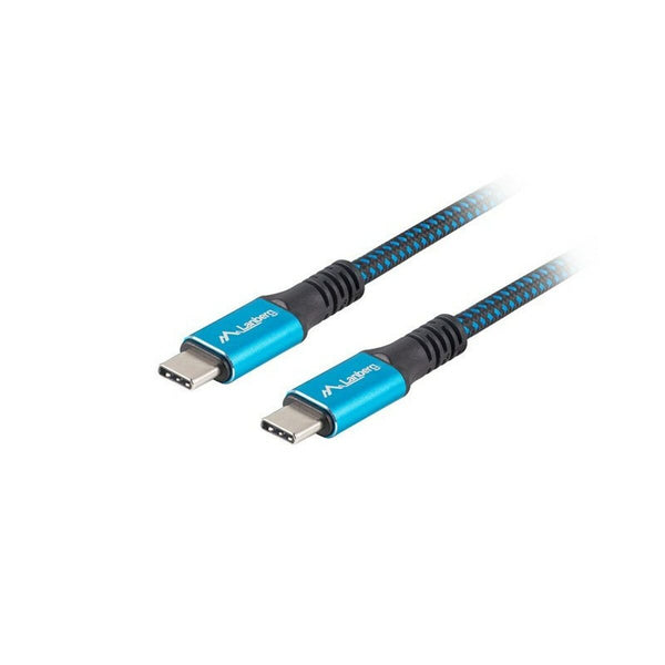 Cavo USB C Lanberg Azzurro 50 cm-0