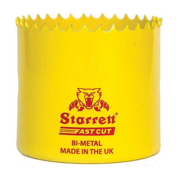 Corona di foratura in metallo Starrett Bi-metal Fast Cut 63fch060 ø 60 mm-0