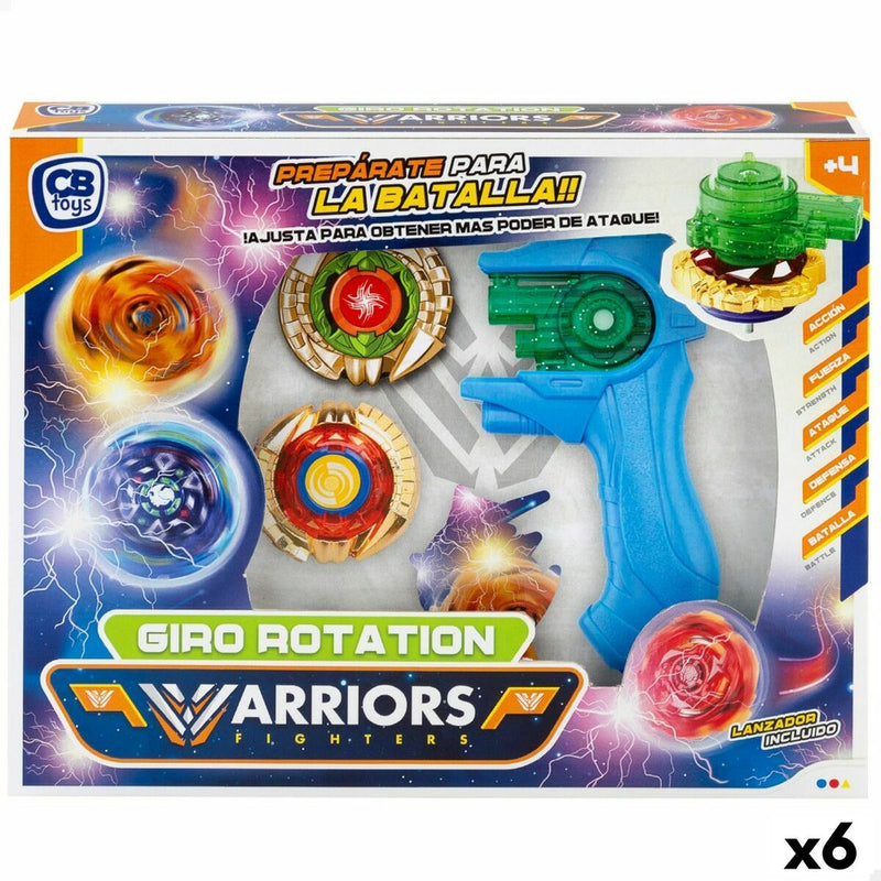 Set di trottole Colorbaby Warriors Fighters (6 Unità)-0