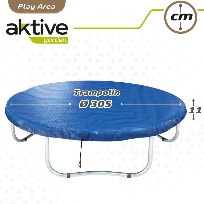 Telo protettivo Aktive Materassino Elastico Azzurro Ø 305 cm (6 Unità)-1