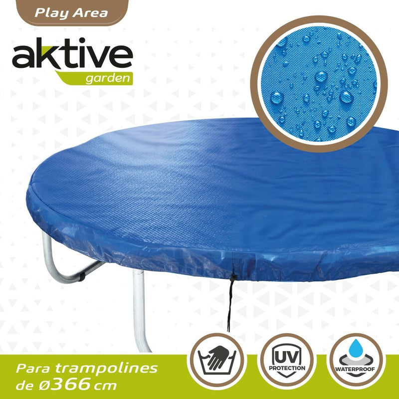 Telo protettivo Aktive Materassino Elastico Azzurro Ø 366 cm (6 Unità)-4